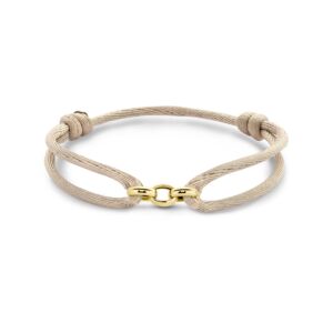 armband satijn beige 13 - 26 cm
