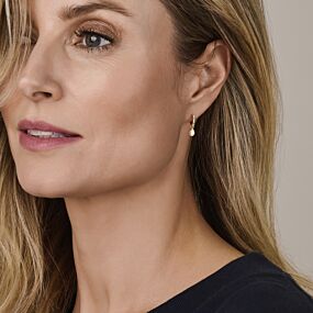 9k oorringen zirkonia 21 mm